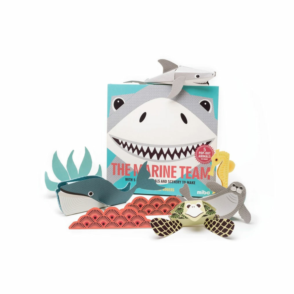 the marine team activity book by Mibo