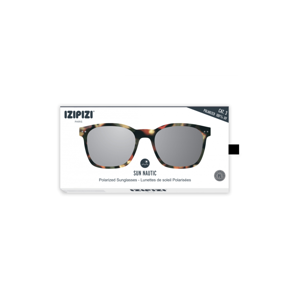 Sun nautic polarized sunglasses tortoise frame #E by Izipizi