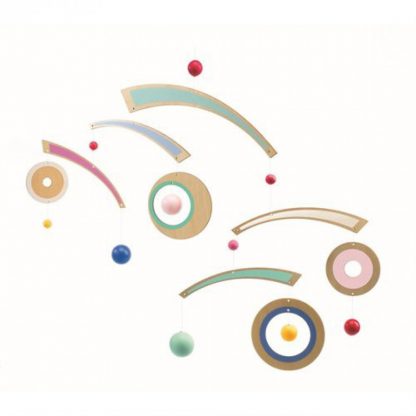 Wooden mobile cosmos by Djeco