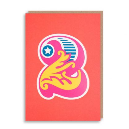 big top number card 2 by 1973