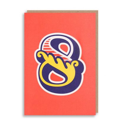 big top number card 8 by 1973