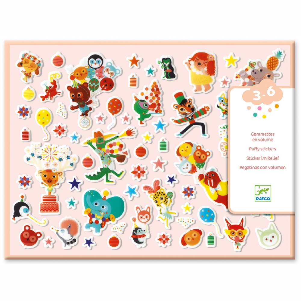 puffy stickers party by Djeco