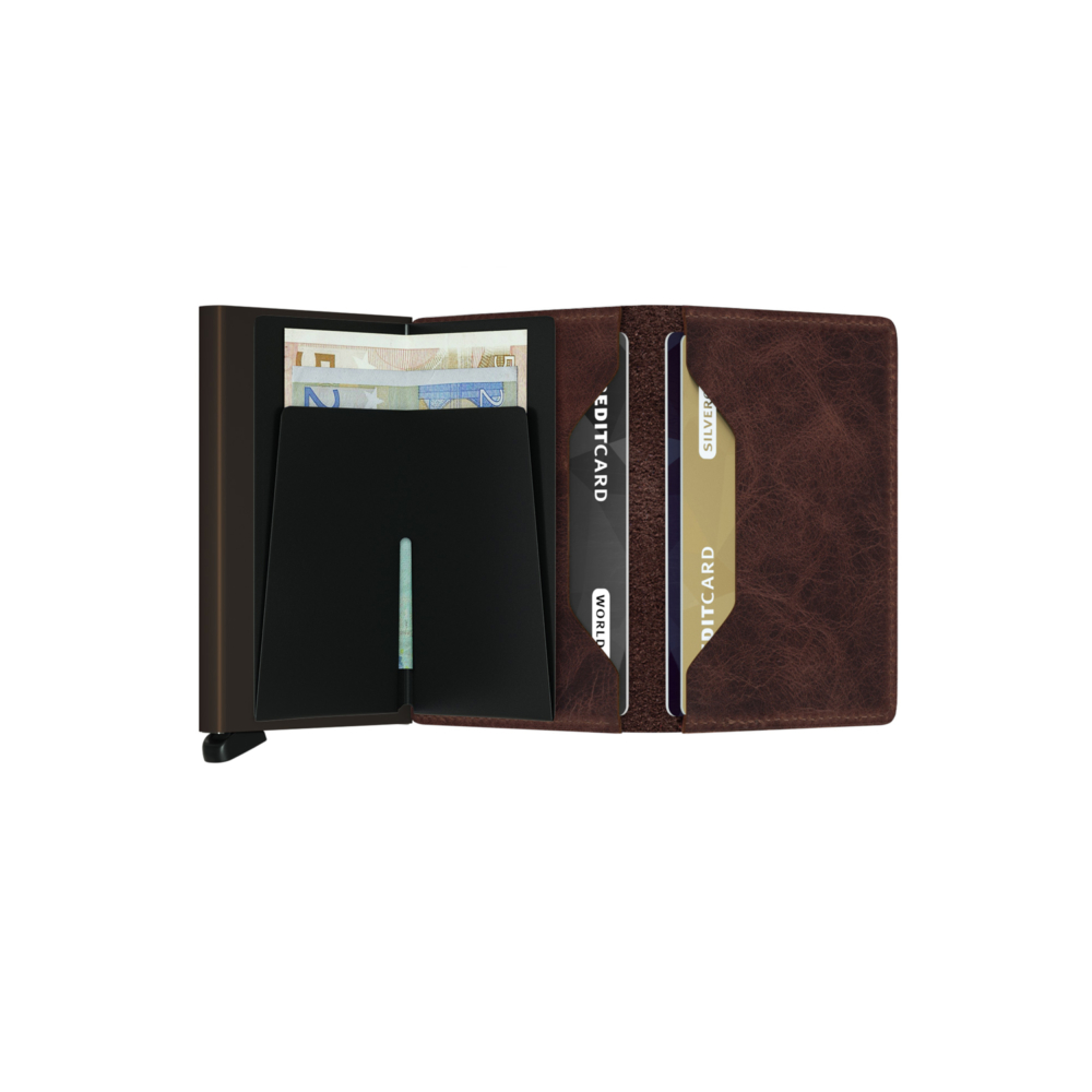Secrid slim wallet vintage Chocolate