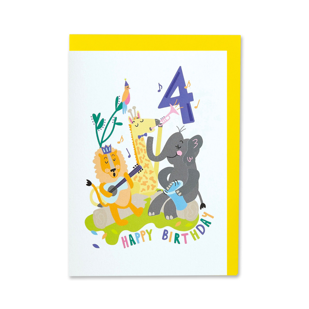 Campfire age 4 card by raspberry blossom