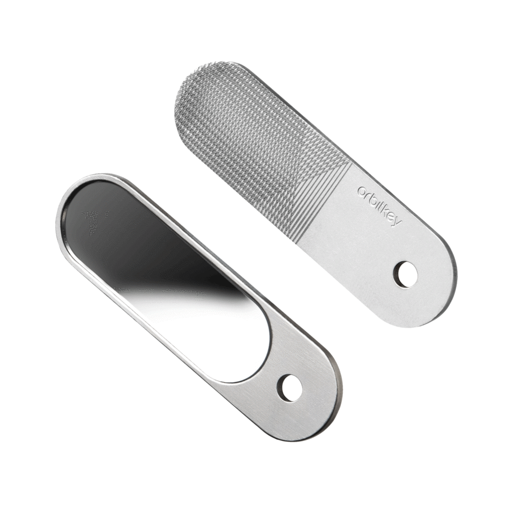 orbitkey accessory nail file mirror