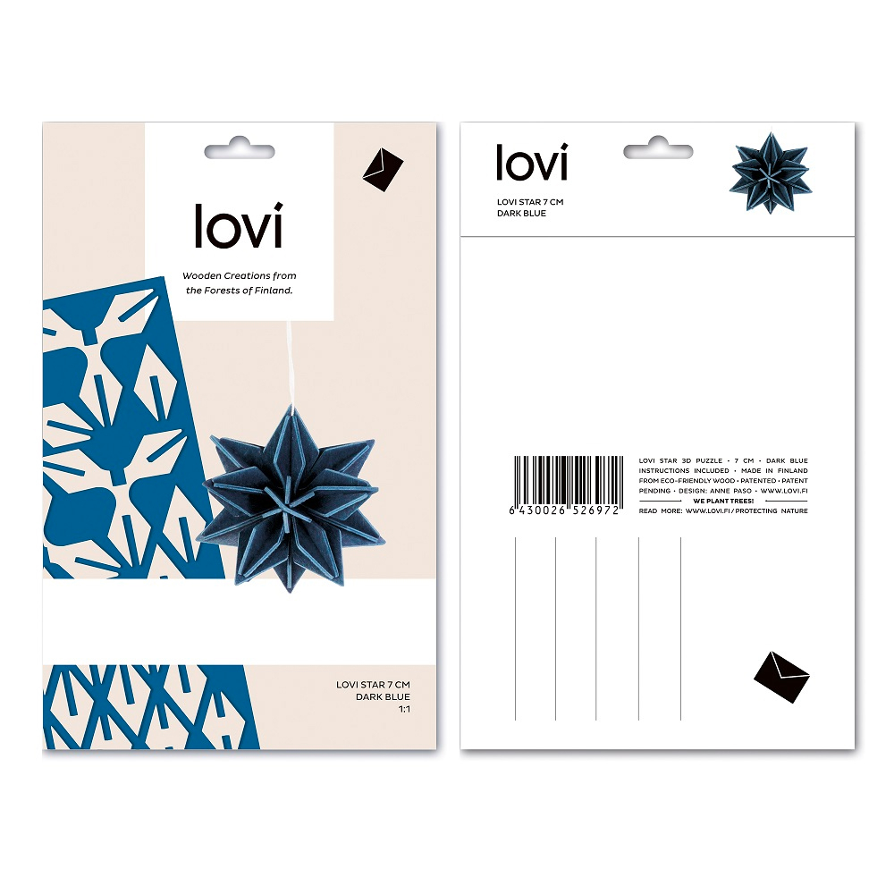 lovi star blue vpackaging