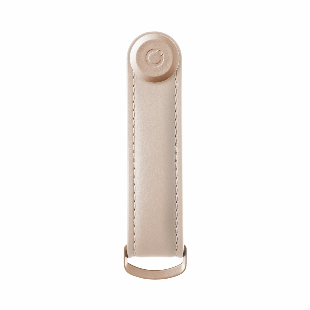 leather key organiser blush with blush stitching by orbitkey