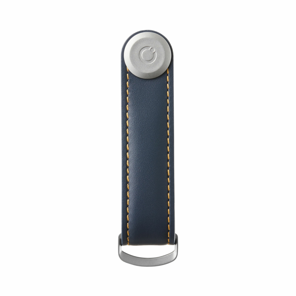 leather key organiser navy tan by orbitkey