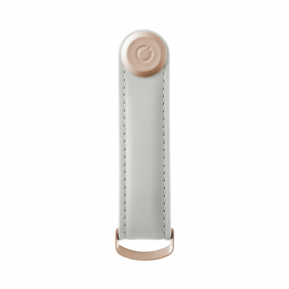 leather key organiser stone by orbitkeyy