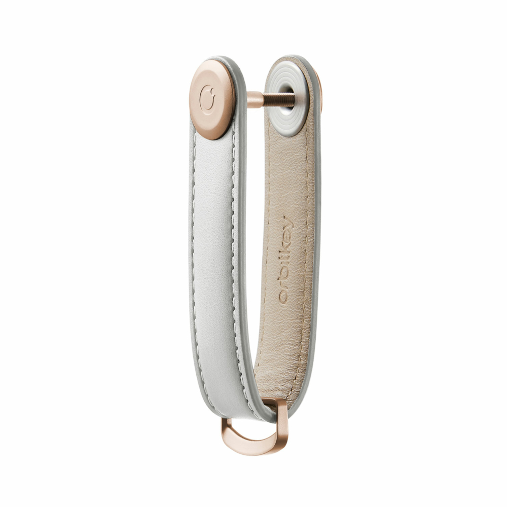 leather key organiser stone by orbitkey