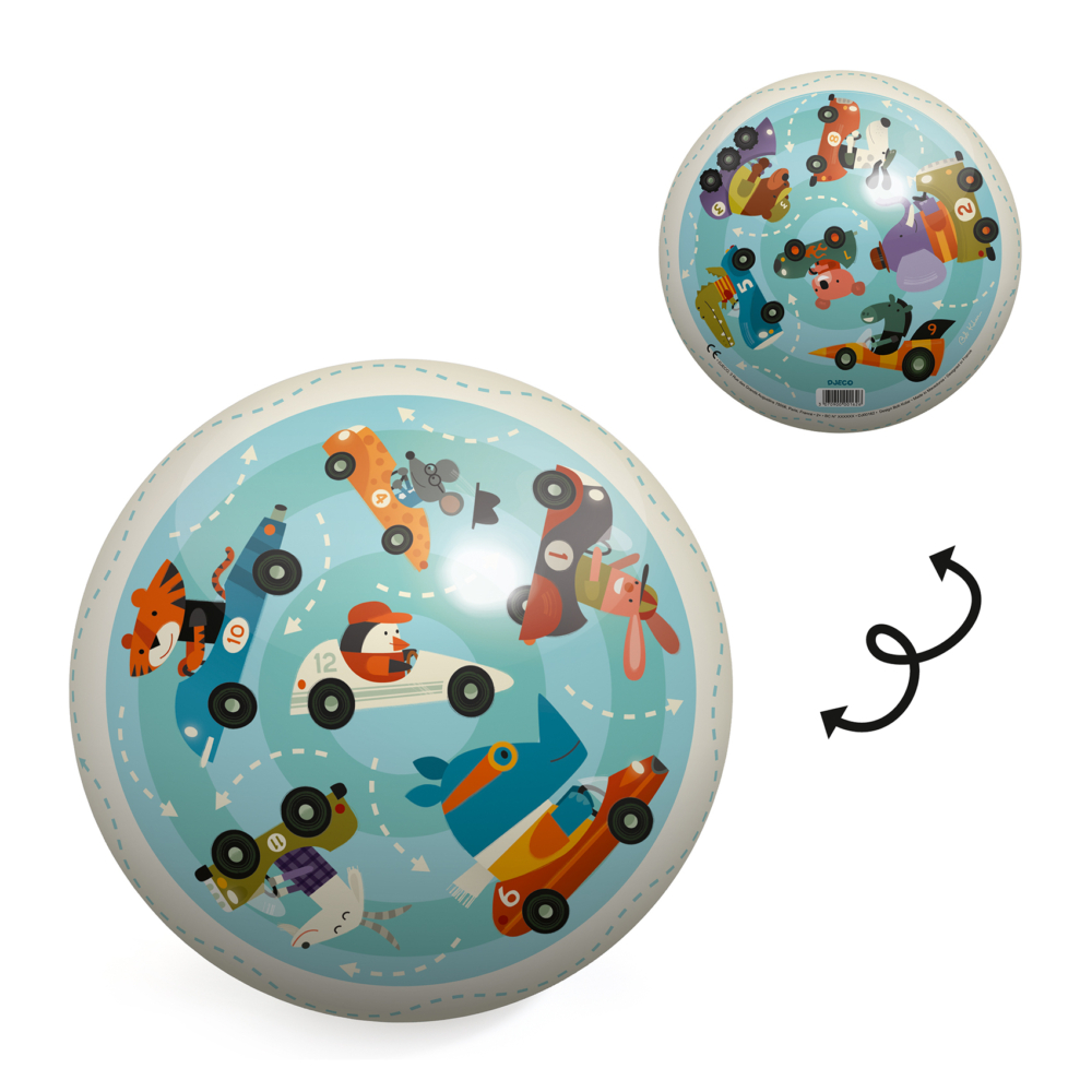 plastic ball traffic large by Djeco