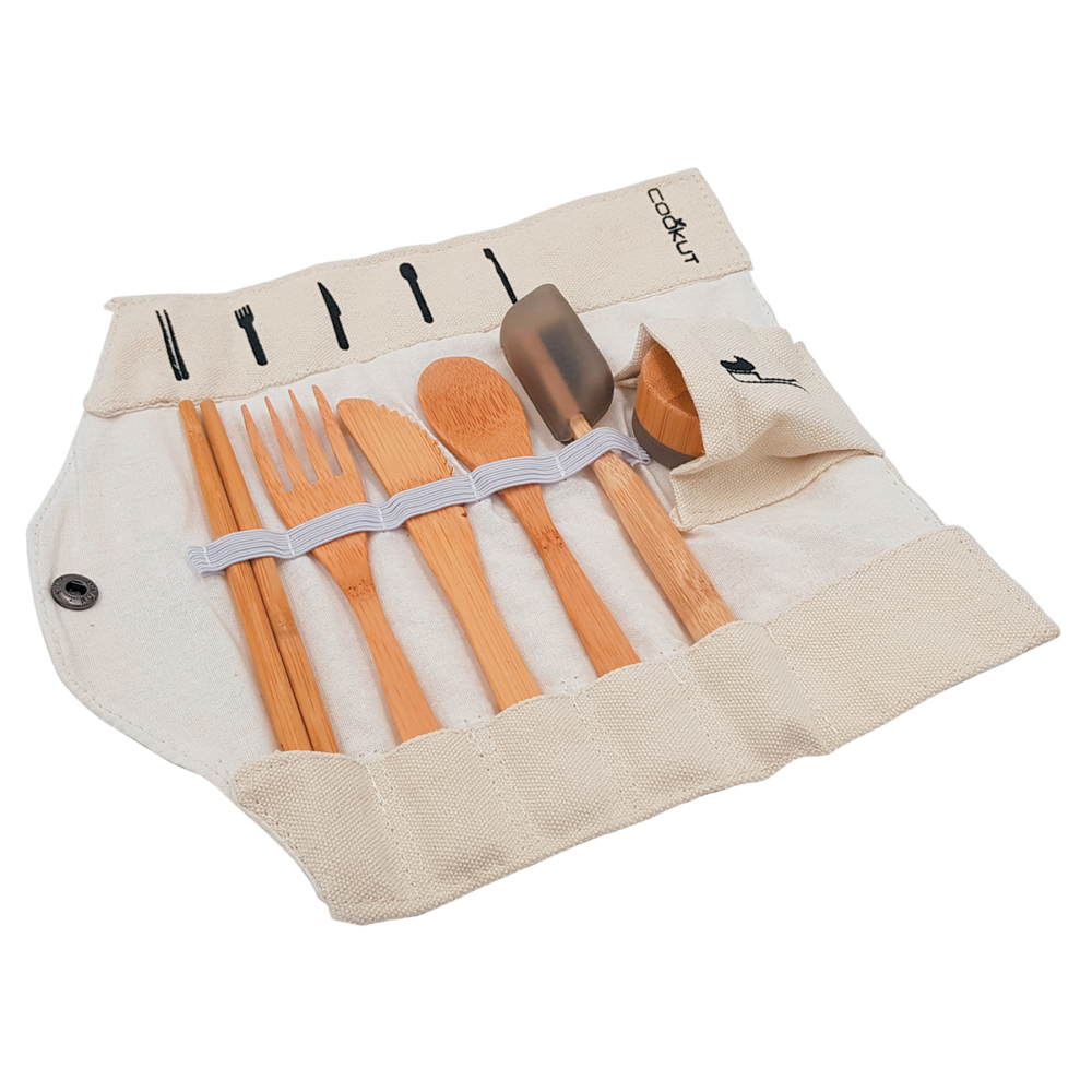 bamboo eating set bam bam by cookut