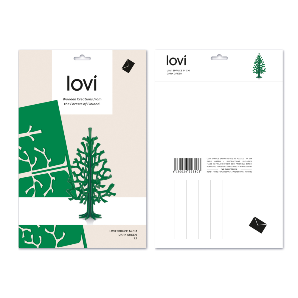 Spruce tree dark green by Lovi