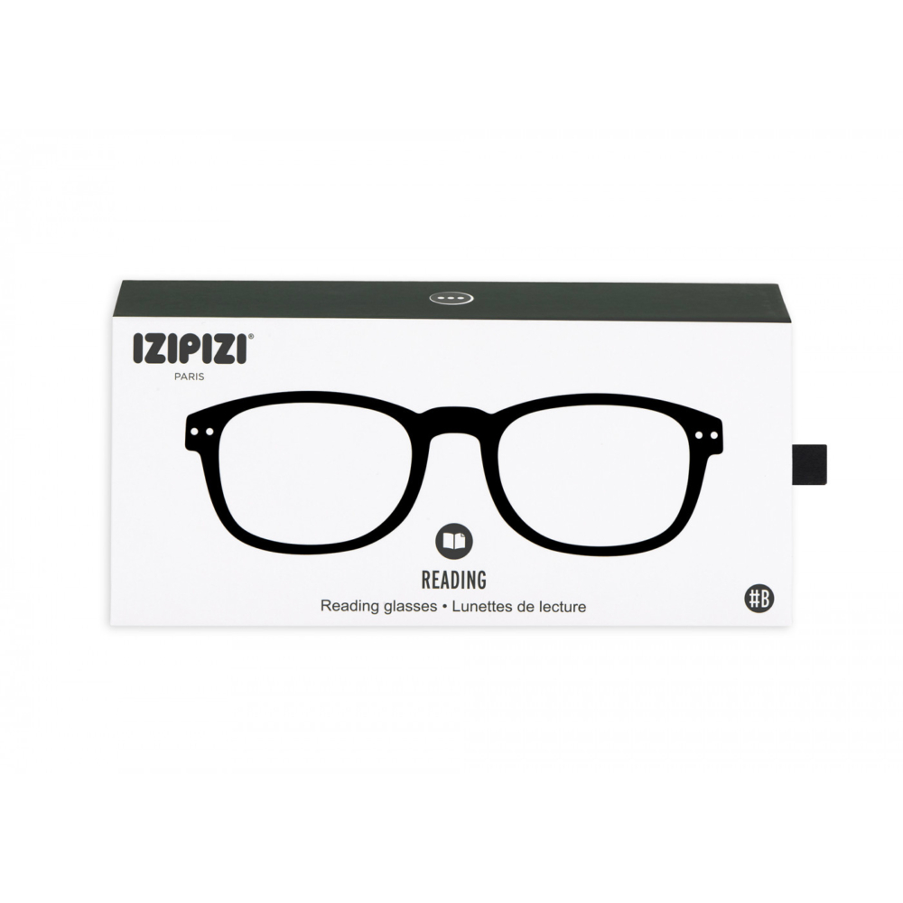 box black reading glasses frame B by izipizi