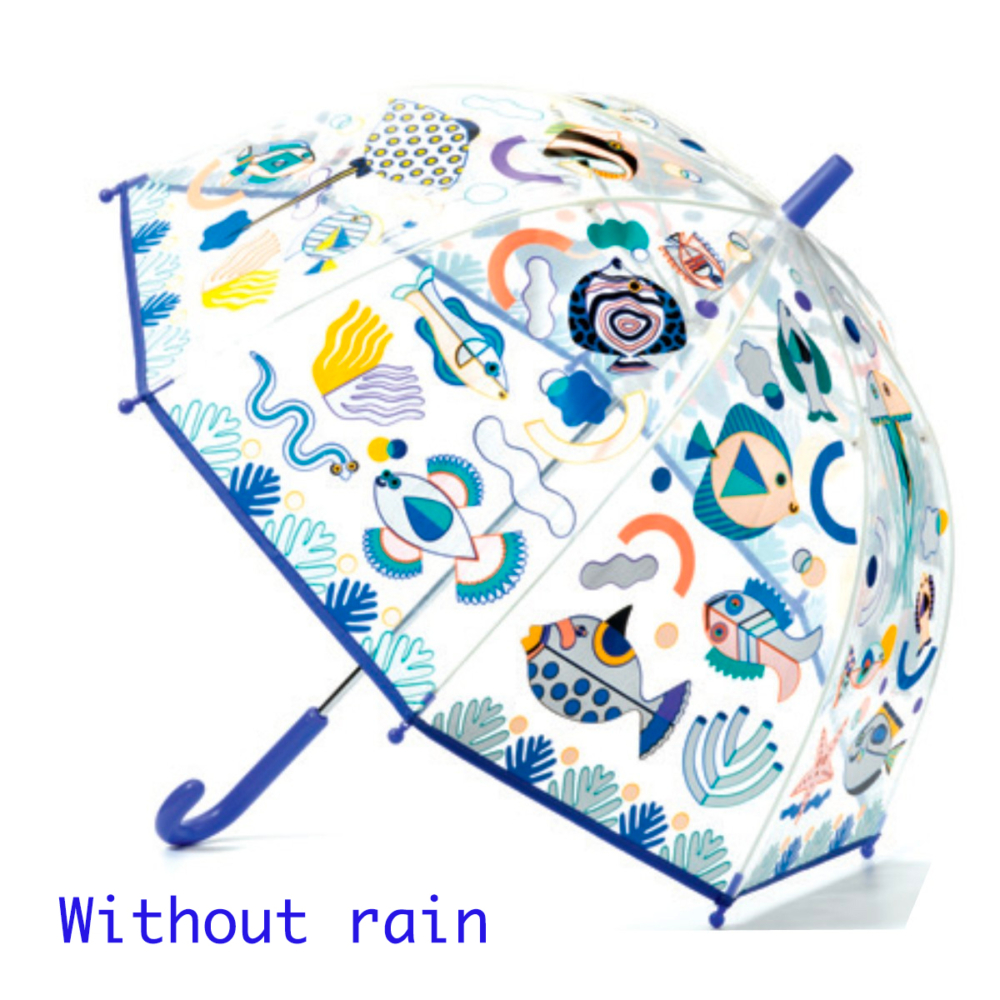 colour changing umbrella fishes by djeco
