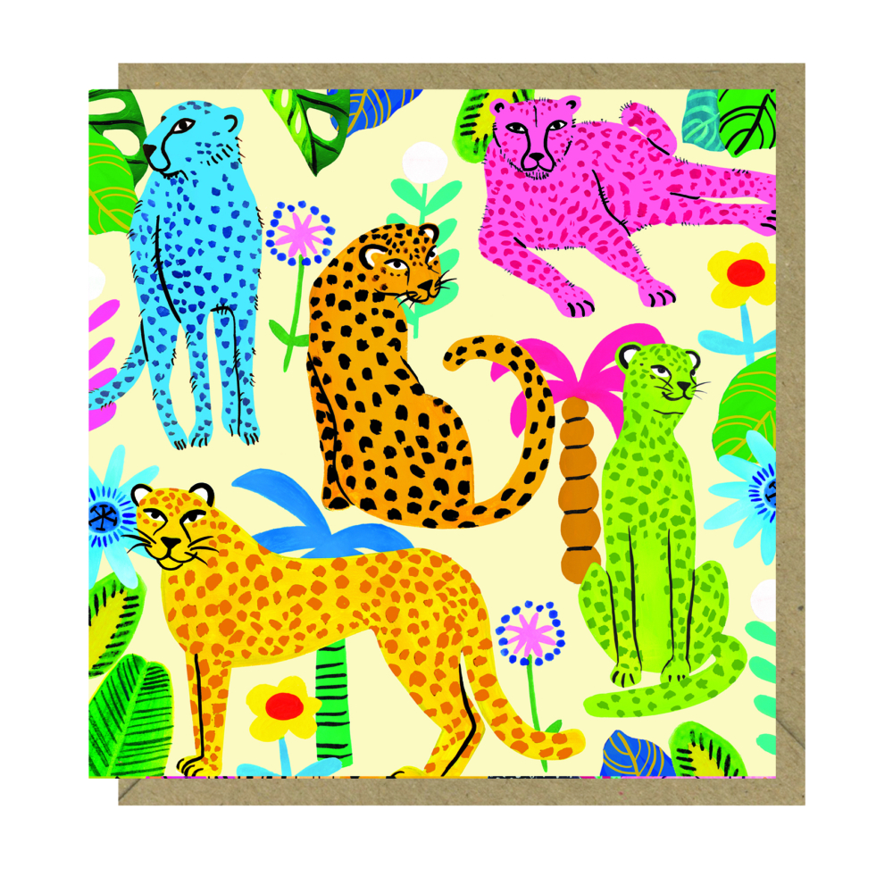 big cats card by buddy & betty