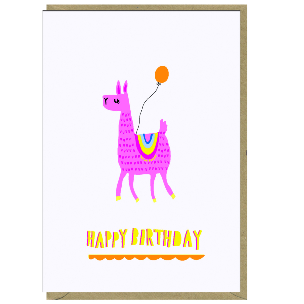 Llama card by ink sandwich