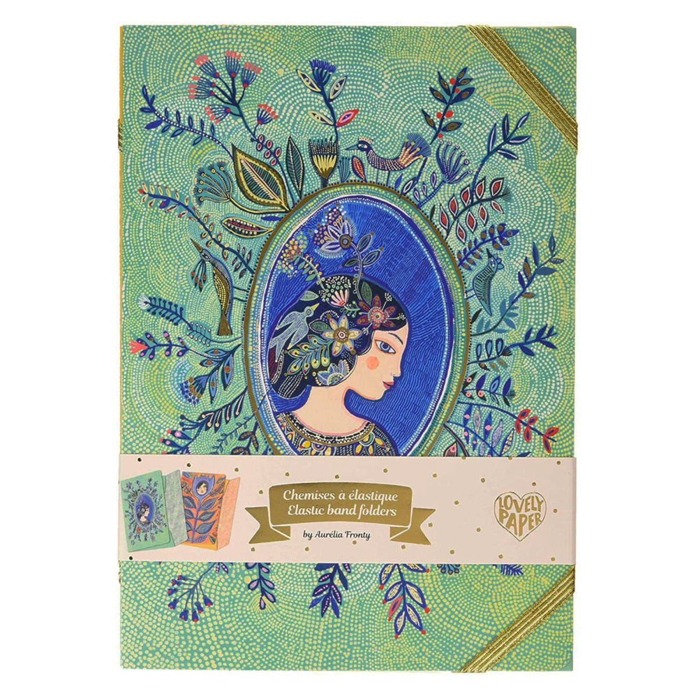 elastic band folder aurelia by Djeco