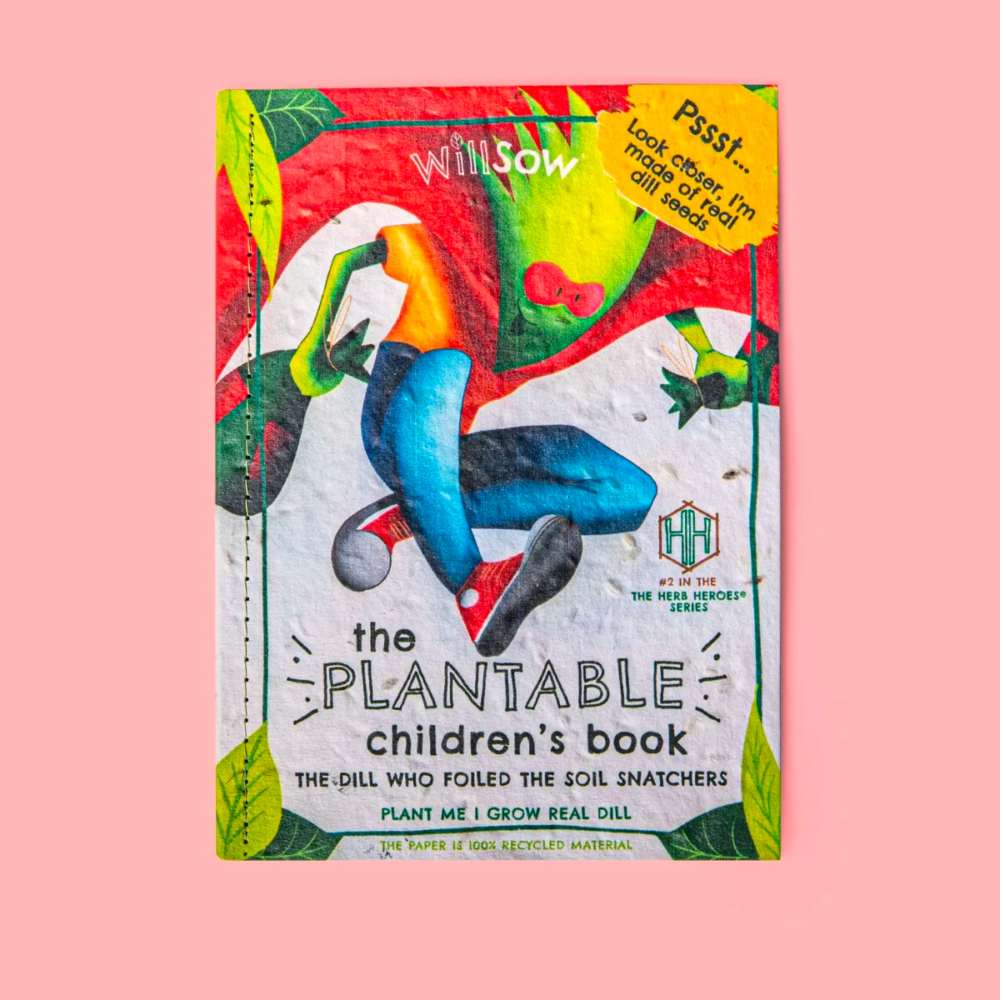 plantable children book dill by willsow