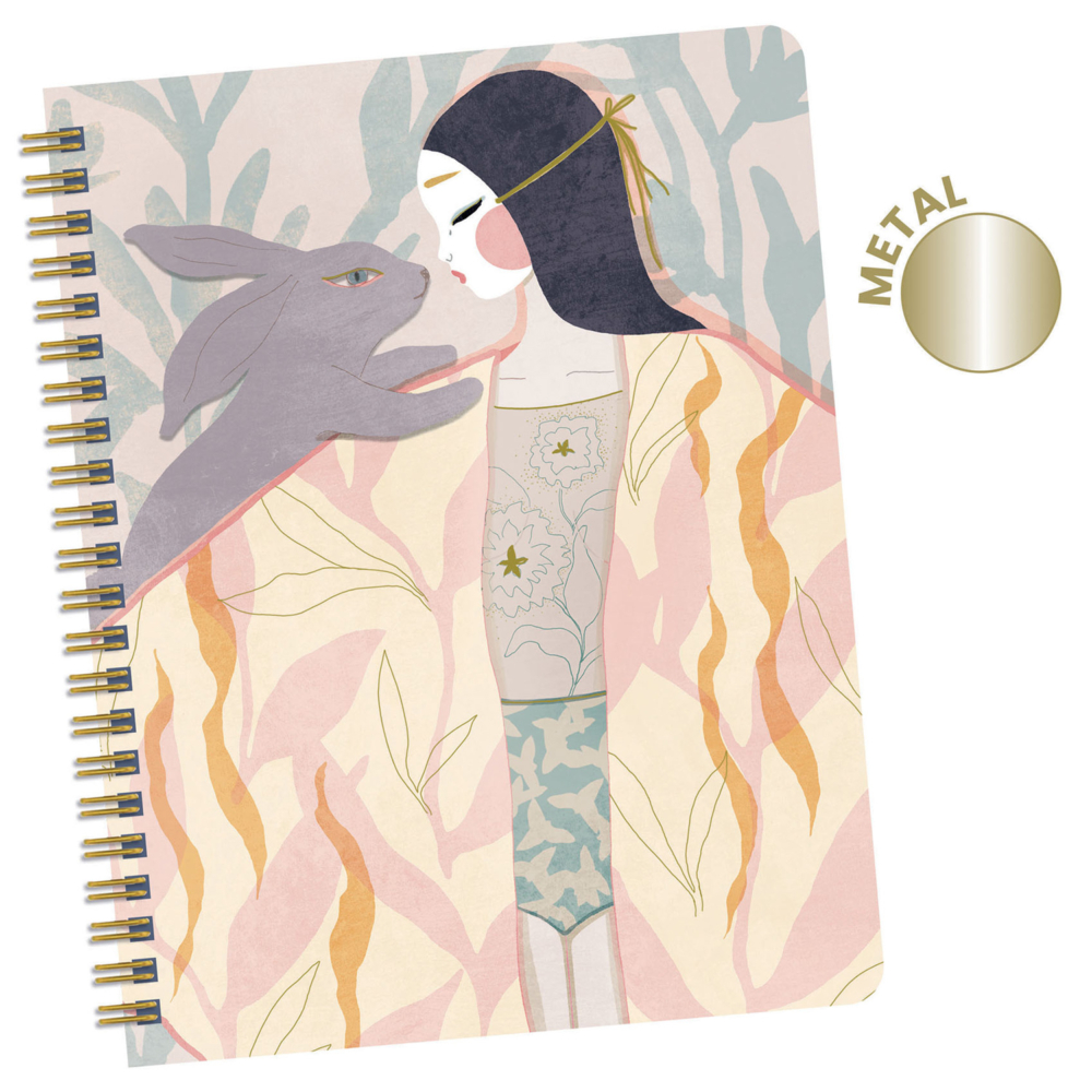 Spiral Notebook Lovely Paper - Image 2