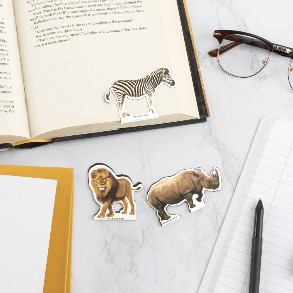 endangered african mammals bookmarks by Kikkerland