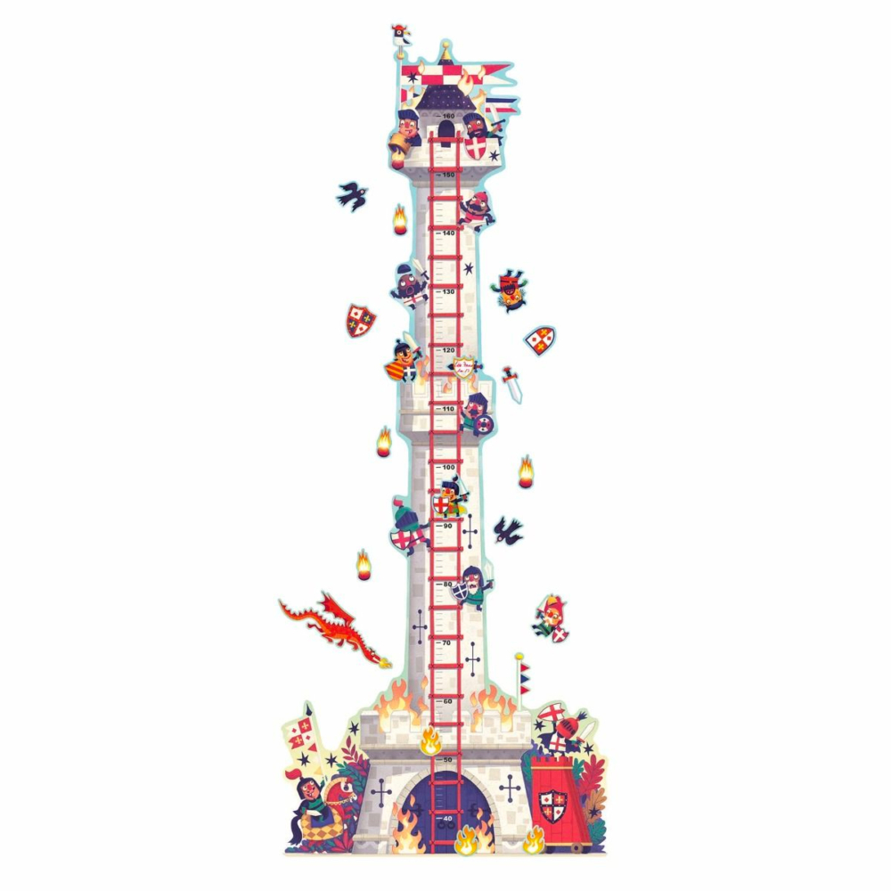 height chart tower to the knights by djeco