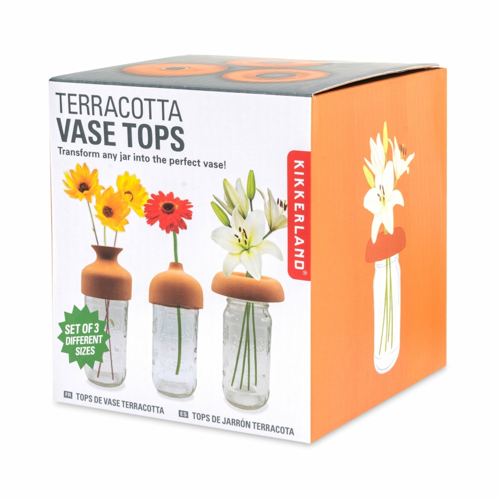 terracotta vase collars boc by kikkerland
