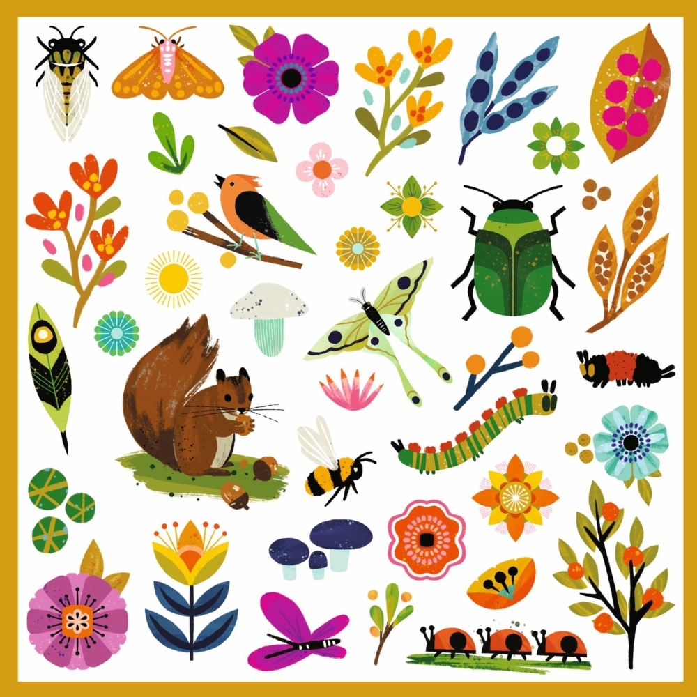 paper stickers by djeco
