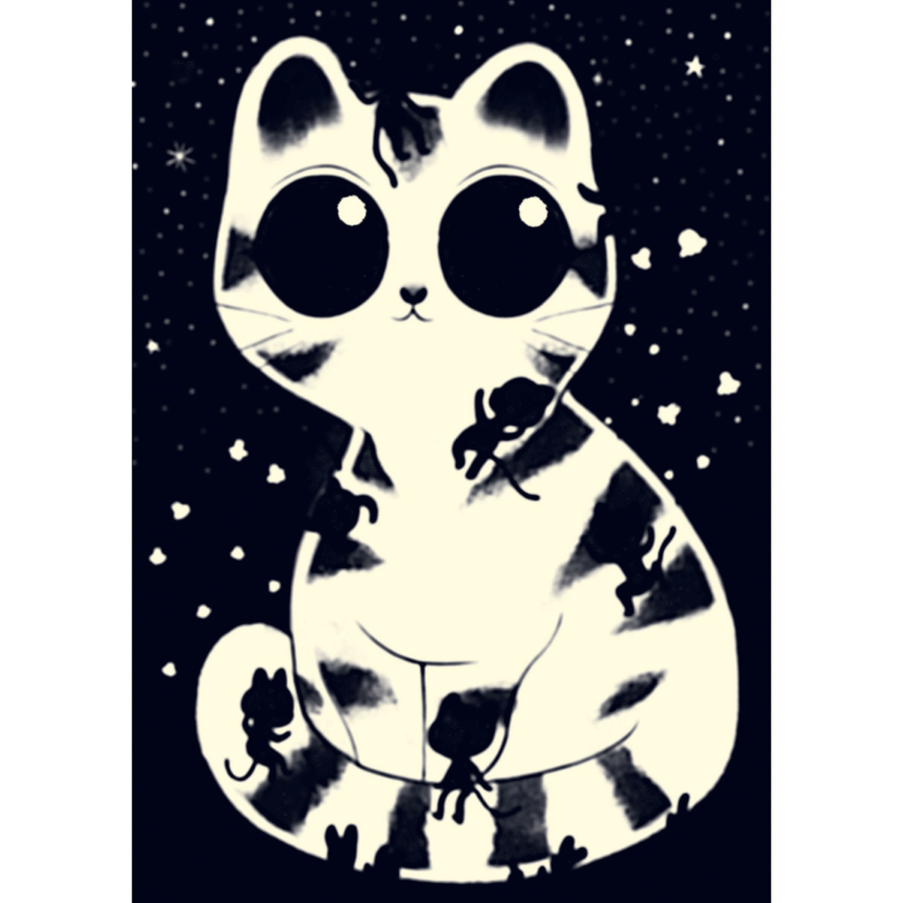 Wizzy puzzle cuddly cats 50 pieces by Djeco