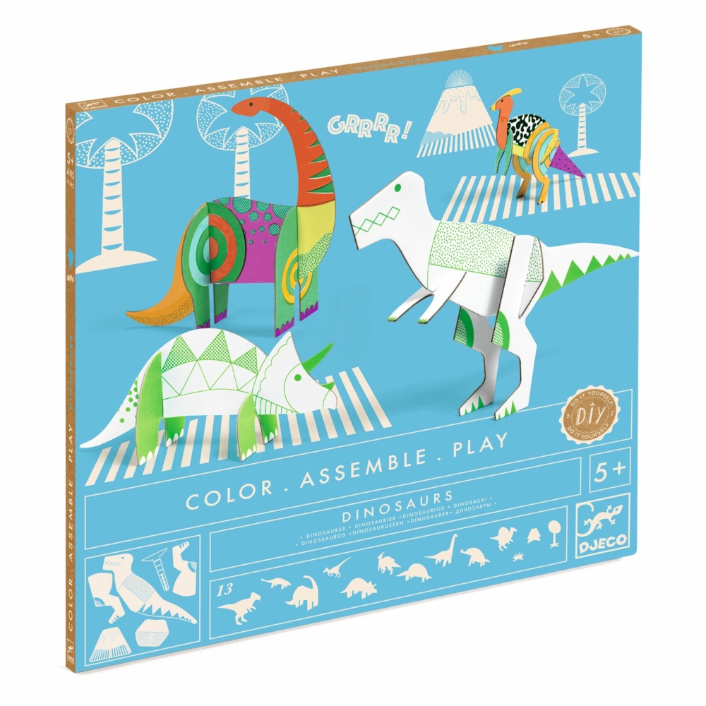 animals kit diy dinosaurs by djeco