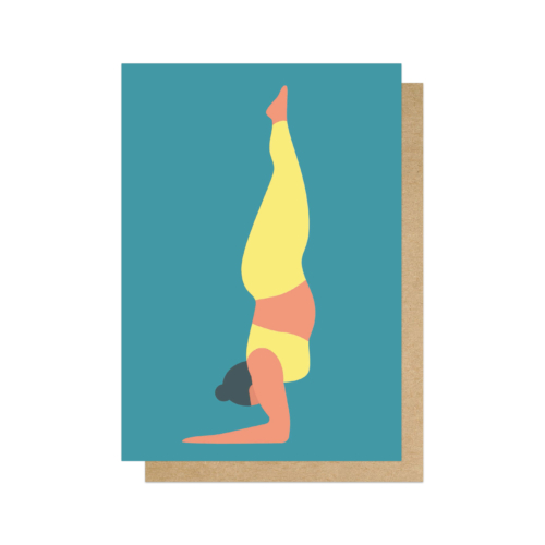 Yoga 9 0 clock card by East End Print