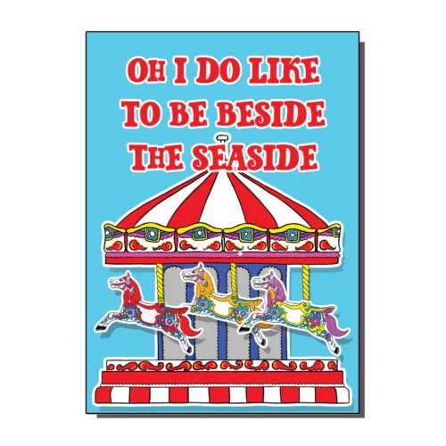 Beside the sea card by bite your granny