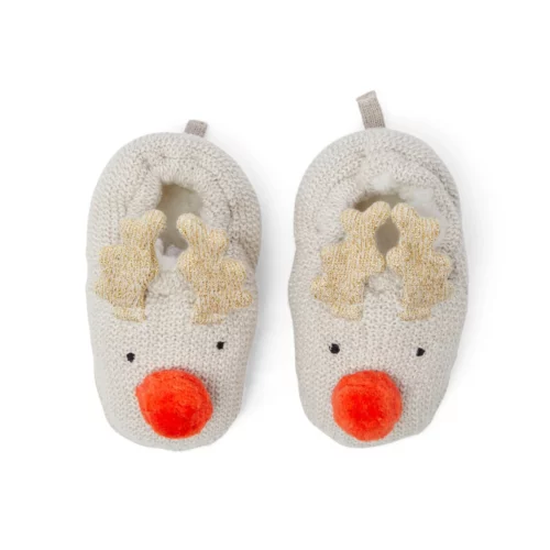 Reindeer Booties by Sophie Home