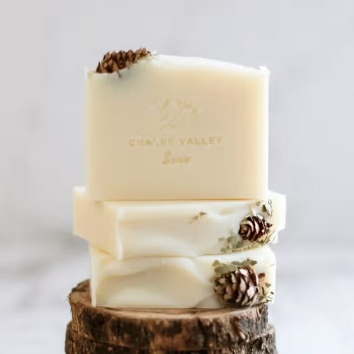 Snow white soap bar by chalke valley soap