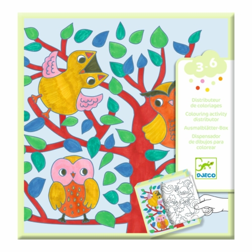 colouring forest by Djeco