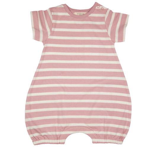 Breton Playsuit Pink by Pigeon Ortganics SS2024