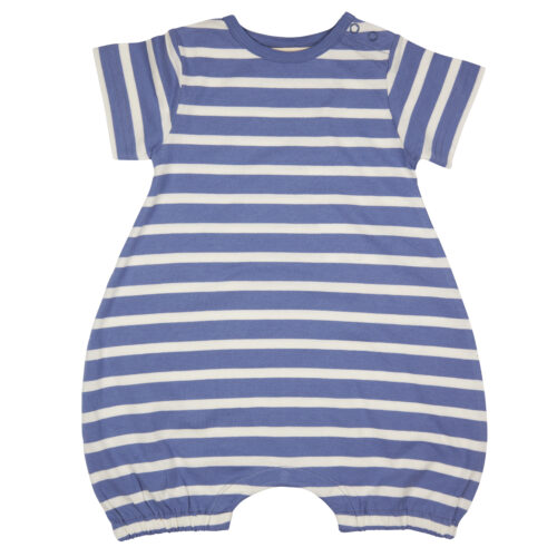 breton playsuit summer blue by Pigeon Organics SS2024