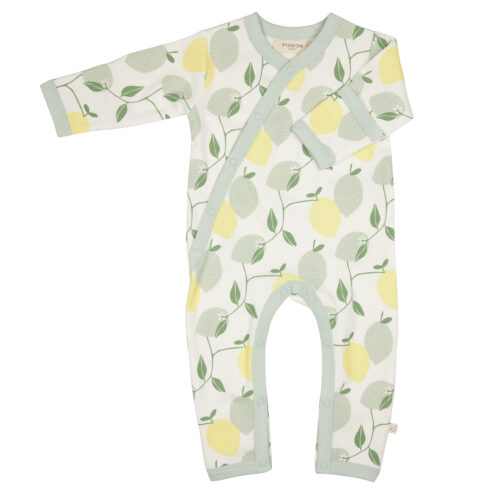 kimono romper lemons by pigeon organics SS2024