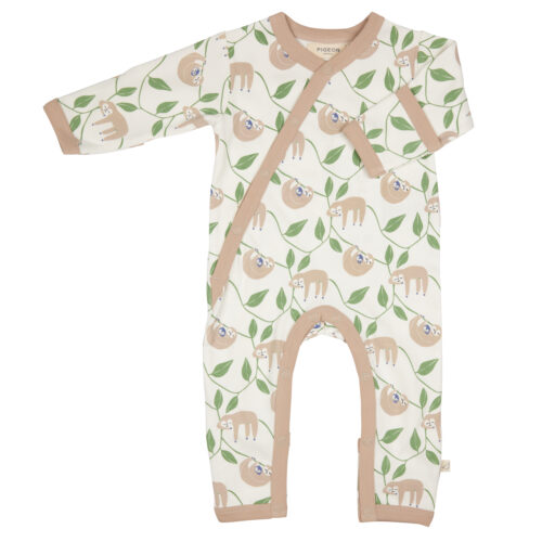 kimono romper sloth by pigeon organics SS2024