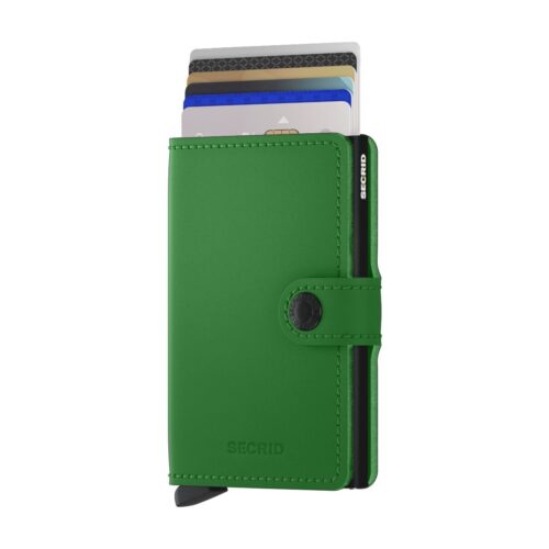 miniwallet matte bright green by secrid