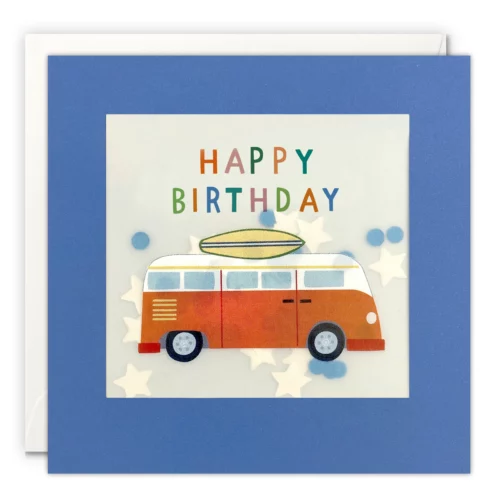 Happy birthday surfer van by james ellis