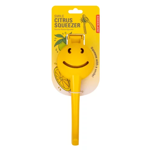 smiley citrus squeezer by kikkerland