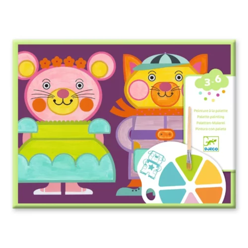 Djeco paint palette chubby cheeks