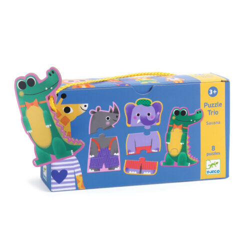 Djeco puzzle trio savana