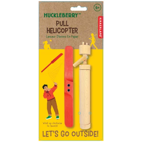huckleberry pull helicopter by Kikkerland