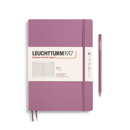 composition softcover notebook b5 dusty rose ruled by leuchtturm1917