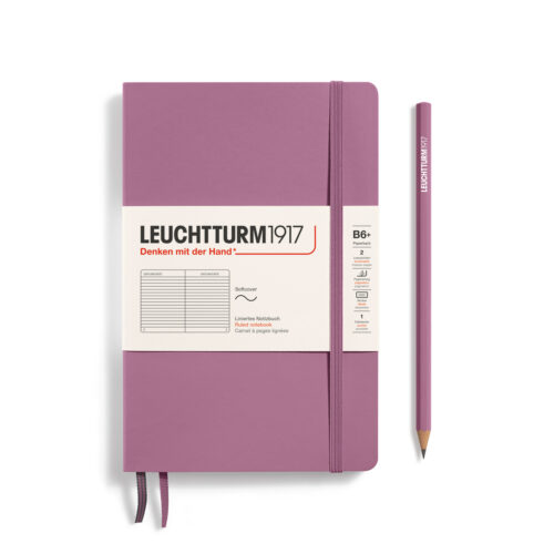 notebook paperback b6+ dusty rose ruled by LEuchtturm1917
